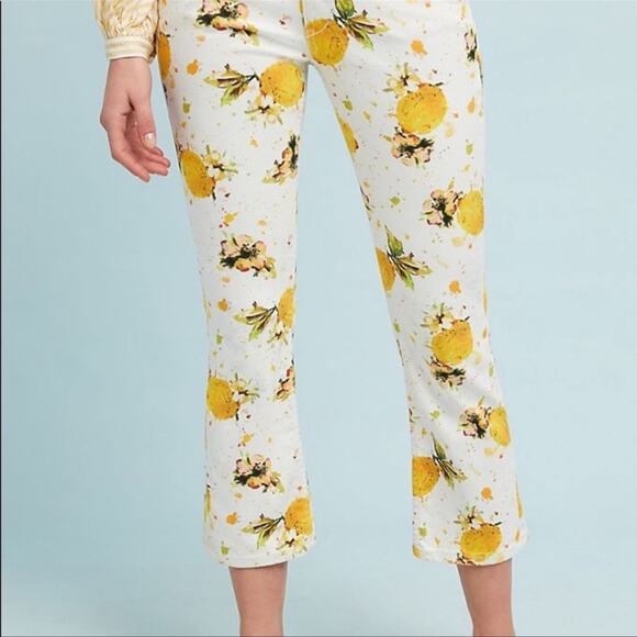 Anthropologie Pilcro Lemon High-Rise Cropped Bootcut Jean Size 26 - Picture 3 of 12